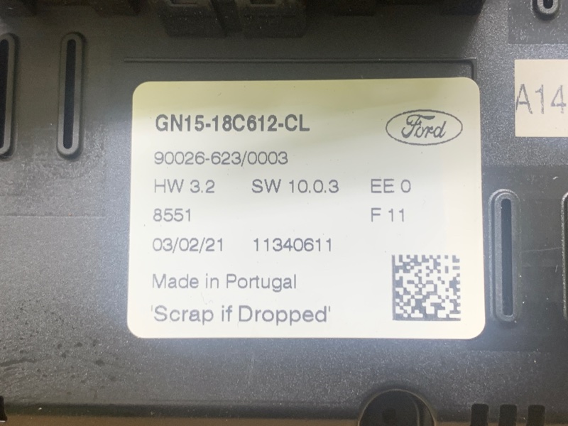 Блок керування піччю FORD ECOSPORT 18-22 GN1Z-19980-BA — 3