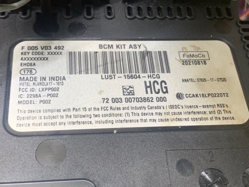 Блок запобіжників салон FORD ECOSPORT 18-22 LU5Z-15604-BP — 2