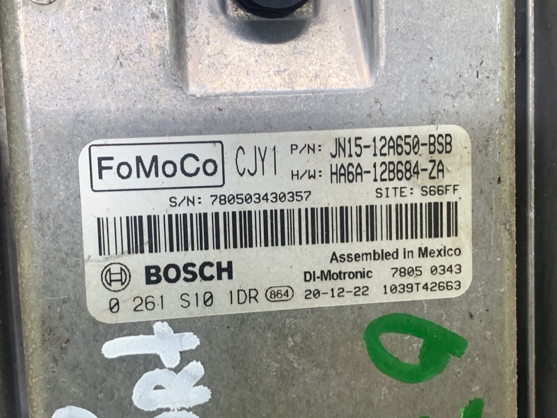 Блок керування двигуном FORD ECOSPORT 18-22 HA6Z-12A65-0F — 3