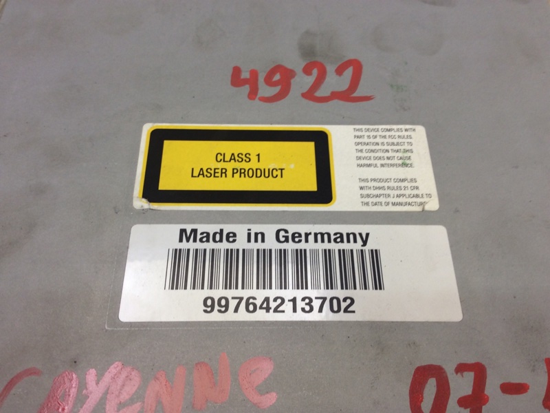 CD-чейнджер PORSCHE CAYENNE 02-07 99764213702 — 2