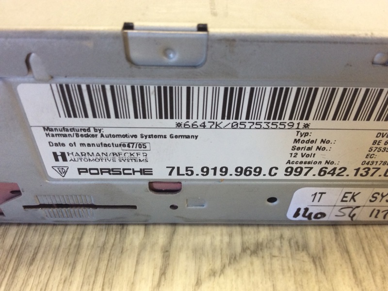 CD-чейнджер PORSCHE CAYENNE 02-07 99764213702 — 4