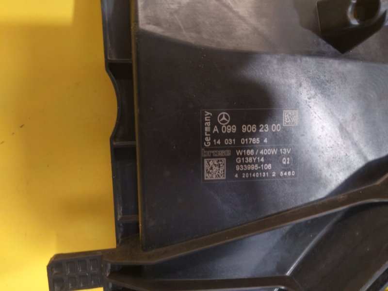 Дифузор вентилятора основного радіатора MERCEDES M-CLASS W166 11-15 A0999062300 — 3