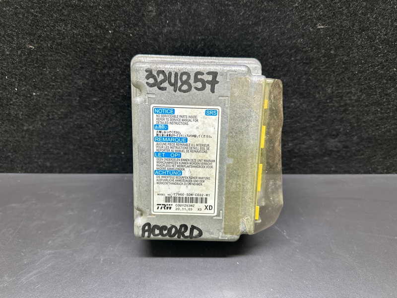 Блок керування AIRBAG HONDA ACCORD COUPE 03-07 77960-SDN-C03