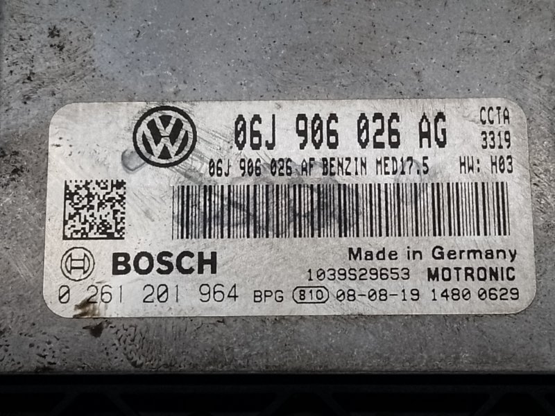 Блок керування двигуном VOLKSWAGEN PASSAT CC 08-12 06J906026AG — 4