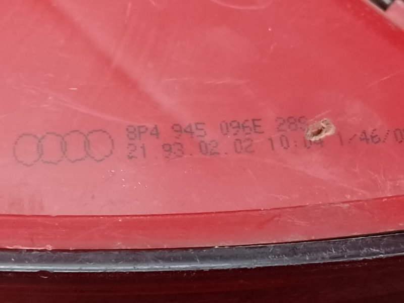 Ліхтар зовнішній правий AUDI A3 03-13 8P4945096E — 5