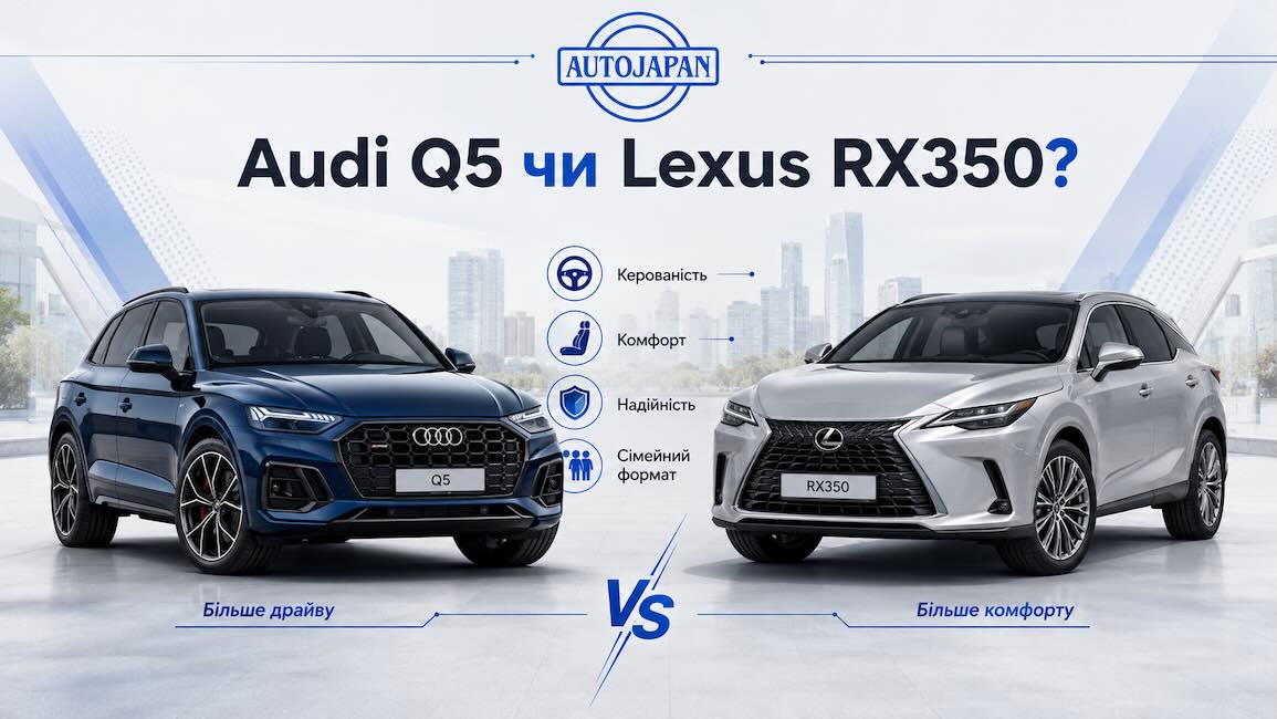 Audi Q5 чи Lexus RX350 що обрати? | AutoJapan - фото 1