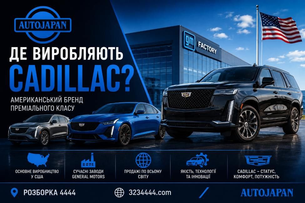 Де виробляють Cadillac? | Розборка 4444 - фото 1