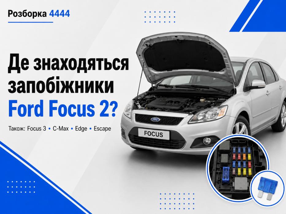 Где находятся предохранители Ford Focus 2? | Разборка 4444 - фото 1