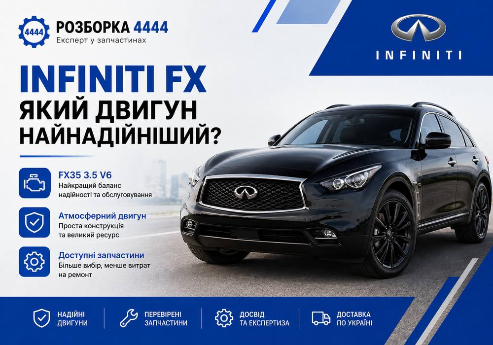 Infiniti FX какой двигатель самый надежный? - фото 1