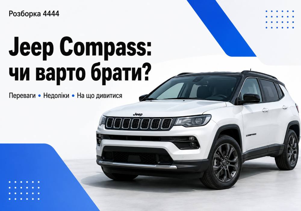 Jeep Compass стоит ли брать? | Разборка 4444 - фото 1