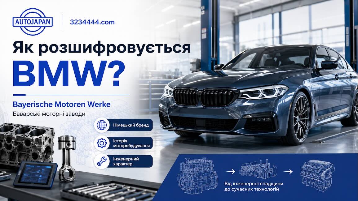 Как расшифровывается BMW? | AutoJapan - фото 1