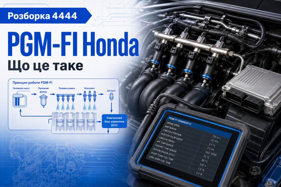 PGM-FI Honda що це таке? - фото 1