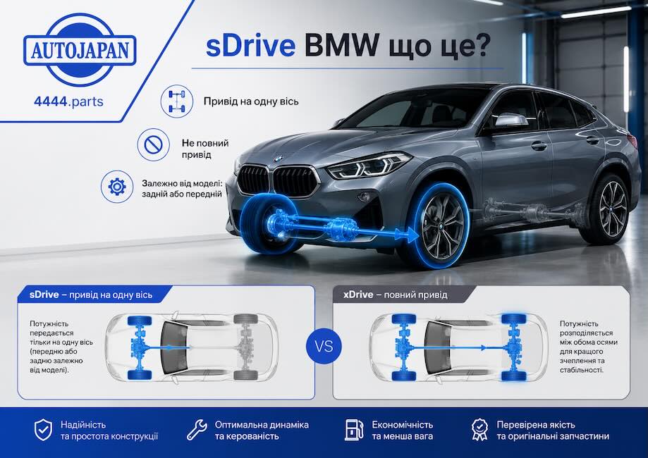 sDrive BMW що це? | AutoJapan - фото 1