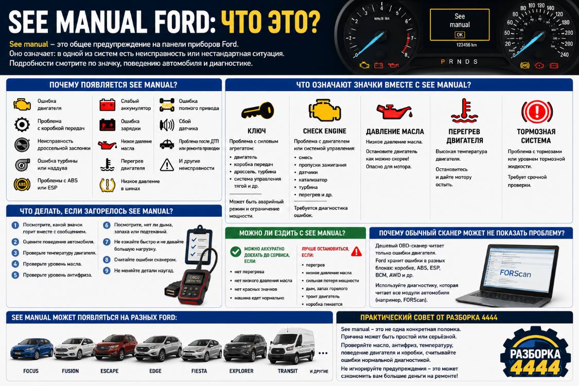 See manual Ford: що це означає? | Розборка 4444 - фото 1