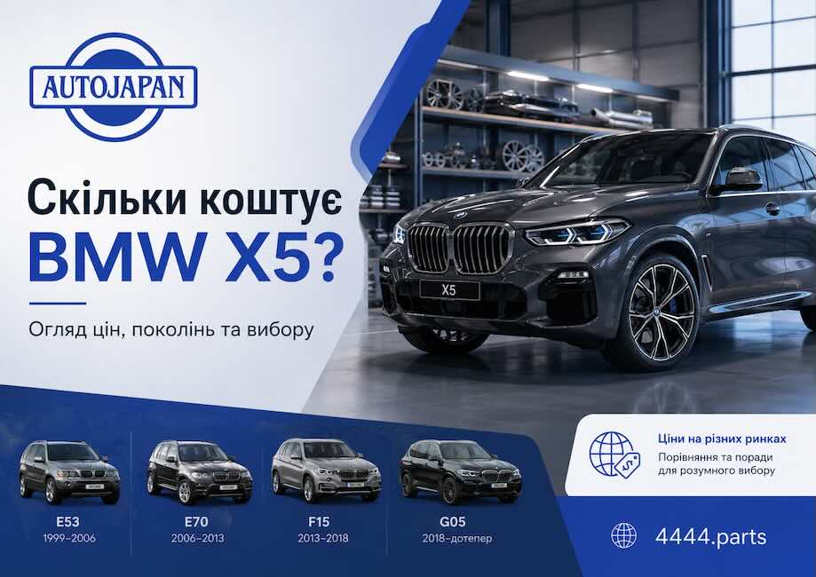 Скільки коштує BMW X5? | AutoJapan - фото 1