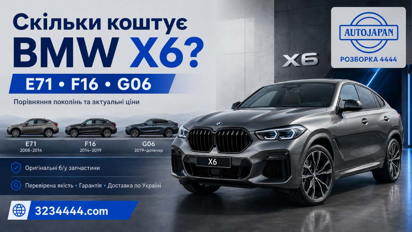 Скільки коштує BMW X6? | Розборка 4444 - фото 1