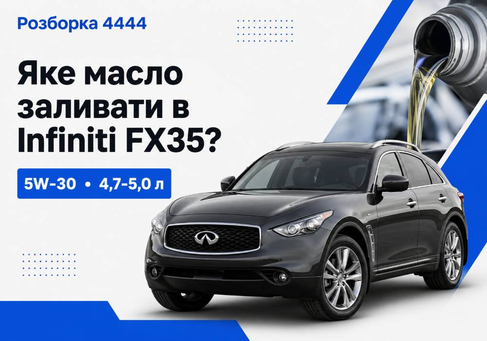 Какое масло заливать в Infiniti FX35 и сколько масла нужно? - фото 1